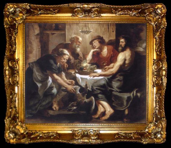 framed  Peter Paul Rubens Workshop Jupiter and Merkur in Philemon, ta009-2
